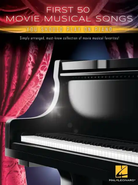 First 50 Movie Musical Songs - 50 skladeb pro klavír Autentický