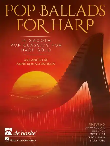Pop Ballads for Harp - 14 uhlazených popových klasik pro sólovou harfu Sleva
