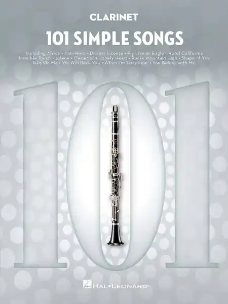 101 Simple Songs - 101 skladeb pro klarinet Akční Nabídka