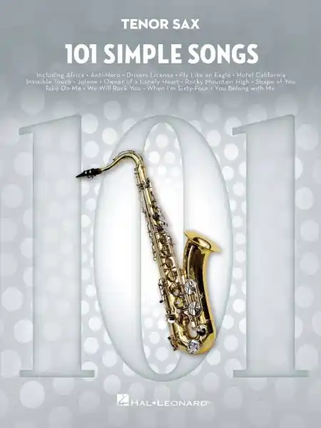 Poslední Šance 101 Simple Songs - 101 jednoduchých písní pro tenorový saxofon
