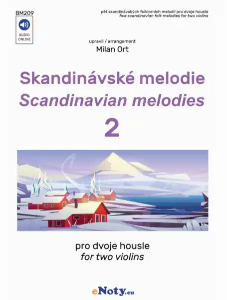 Skandinávské melodie 2 - 5 melodií pro dvoje housle Top Prodej