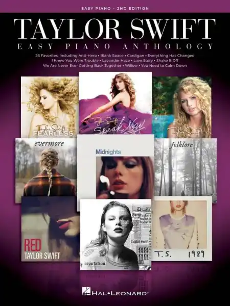 Top Prodej Taylor Swift Easy Piano Anthology - 26 písní v jednoduché úpravě pro klavír