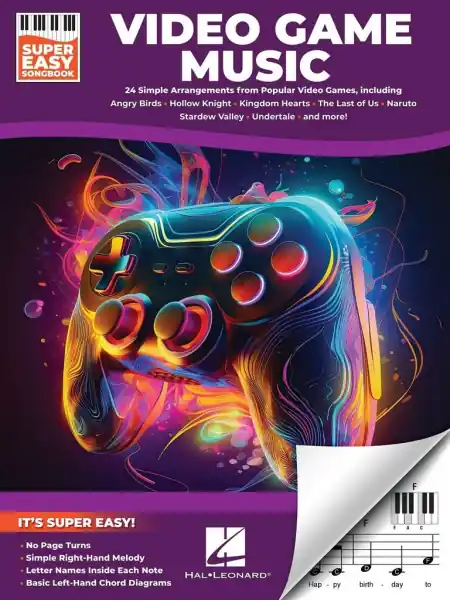 Video Game Music - Super Easy Songbook - 24 melodií pro keyboard Akční Cena