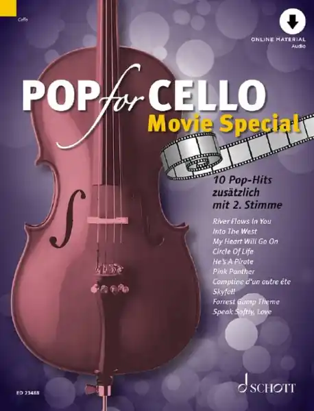 Pop for Cello MOVIE SPECIAL - 10 Popových hitů pro 1/2 hráče na violoncello Časově Omezené