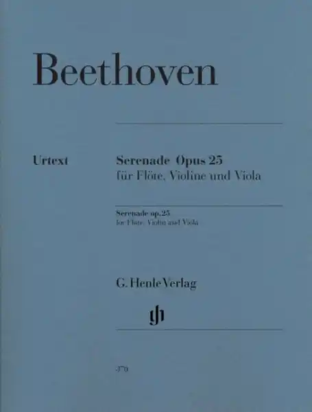 Ověřený Flotenserenade Op.25 Urtext - Serenade pro příčnou flétnu, housle a violu D major op. 25