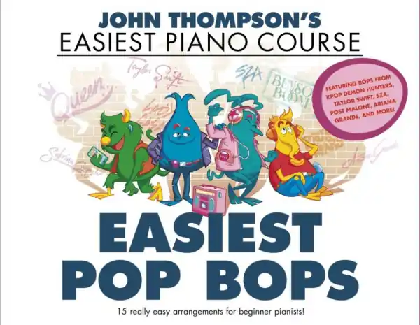 Zlevněný John Thompsons Easiest Pop Bops - jednoduché skladby pro hráče na klavír