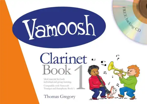 Vamoosh Clarinet Book 1 - učebnice hry na klarinet pro začátečníky Expresní Doručení