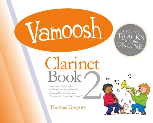 Autentický Vamoosh Clarinet Book 2 - učebnice hry na klarinet pro začátečníky