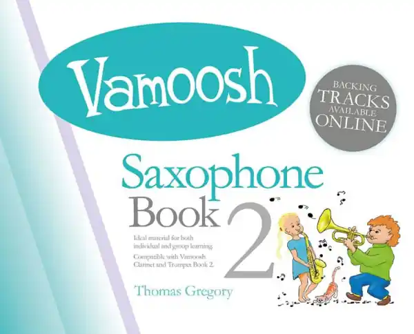 Nízká Cena Vamoosh Saxophone Book 2 - učebnice hry na klarinet pro začátečníky