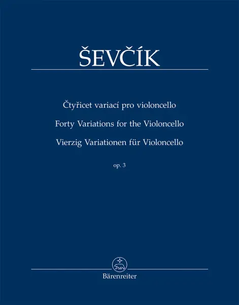 Čtyřicet variací pro violoncello op. 3 Sleva