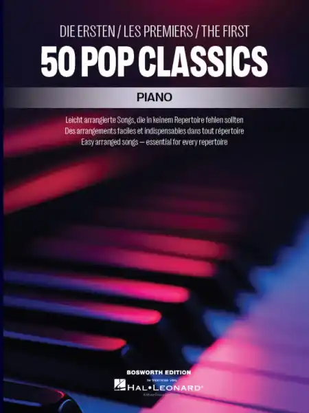 Rychlé Dodání Die ersten 50 Pop Classics - 50 nejznámějších melodií pro klavír