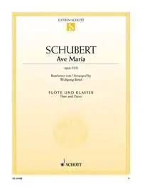 Ave Maria op. 52/6 - příčná flétna a klavír Časově Omezené