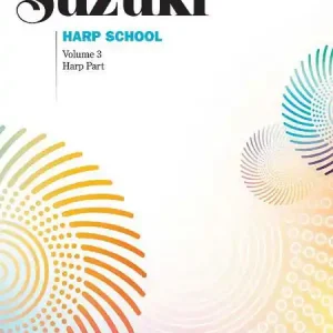 Suzuki Harp School Book Volume 3 - škola hry na harfu Super Cena