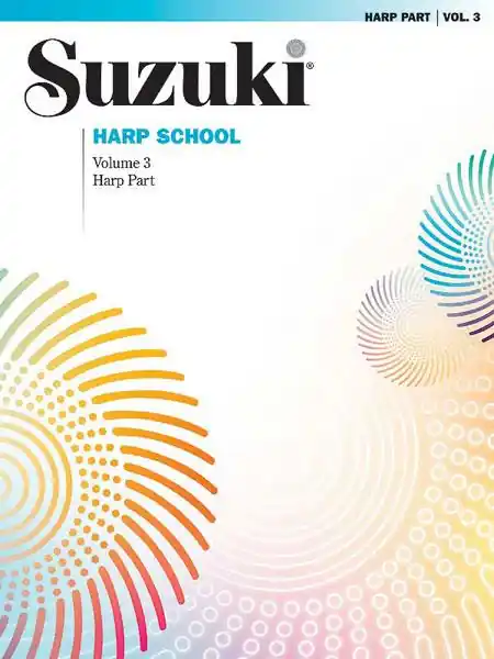Suzuki Harp School Book Volume 3 - škola hry na harfu Super Cena
