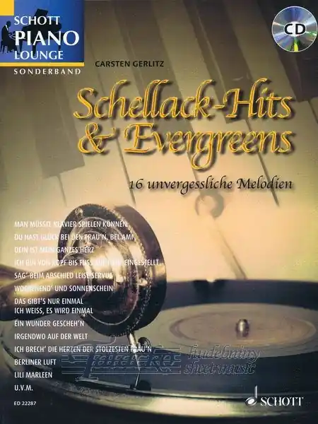 Nová Kolekce Piano Lounge Sonderband "Schellack-Hits & Evergreens"