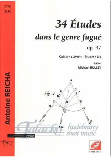 Must-Have 34 Études dans le genre fugué op. 97, livre 1 - études 1-9