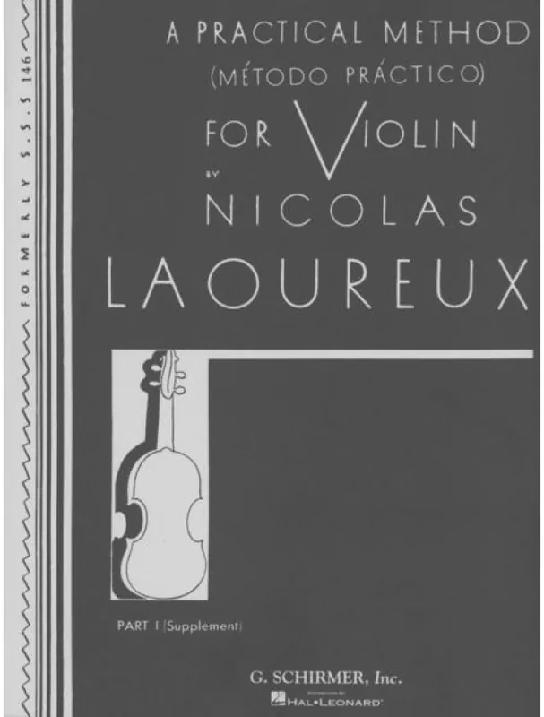 Nicolas Laoureux Practical Method - Part 1 (Supplement) (noty na housle) Poslední Šance