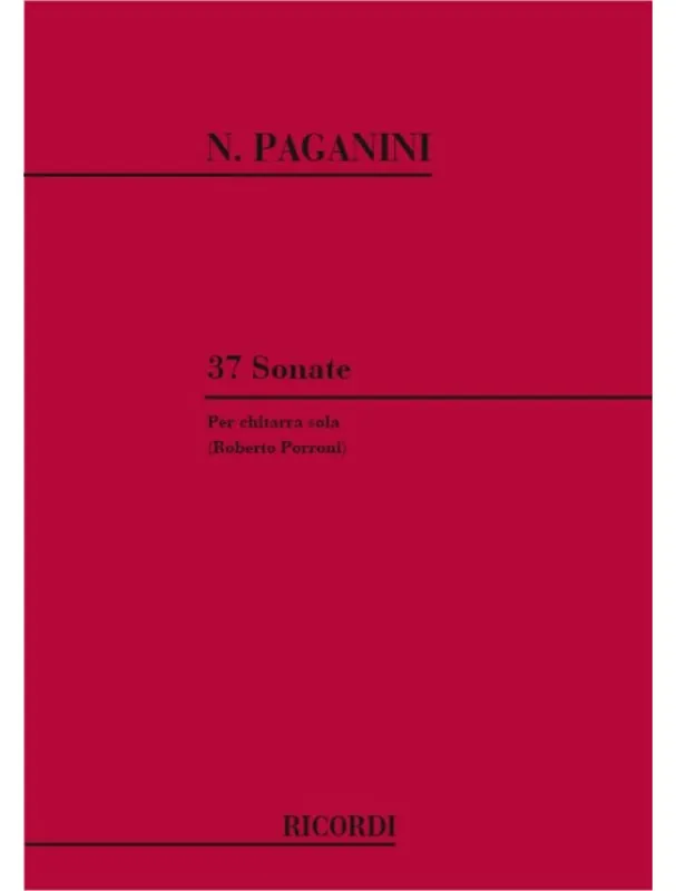 Akční Cena Nicolo Paganini 37 Sonate (noty na kytaru)
