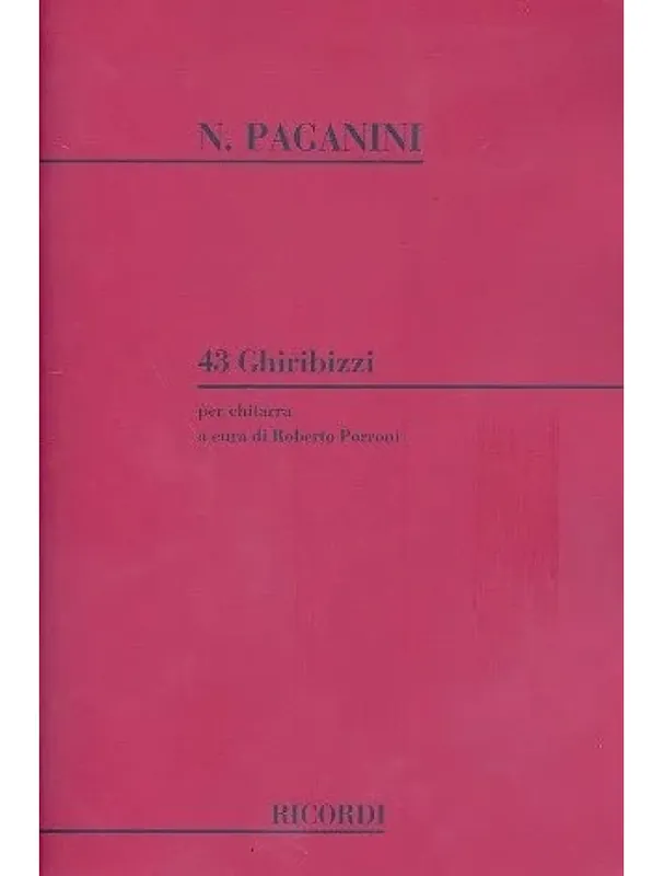 Nicolo Paganini 43 Ghiribizzi (noty na kytaru) Časově Omezené