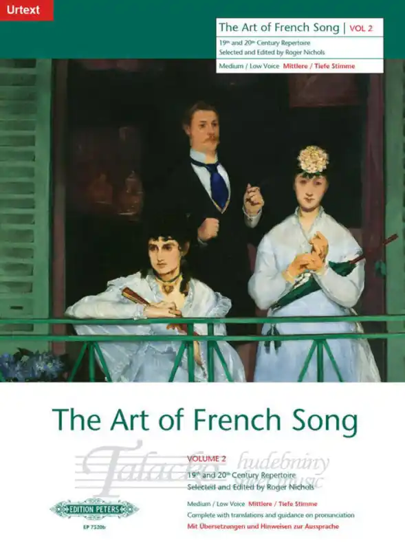 Nízká Cena Art of French Song Vol.2 (Medium-Low Voice)