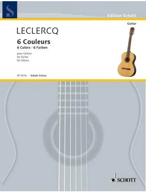 Speciální Cena Norbert Leclercq Six Colours (noty na kytaru)