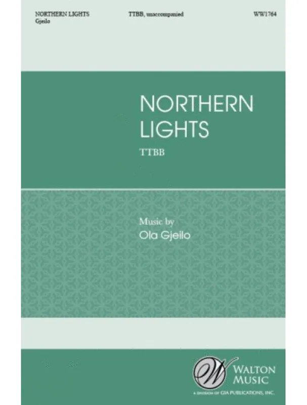 Nová Kolekce Ola Gjeilo Northern Lights - TTBB (noty na sborový zpěv) - SADA 5 ks