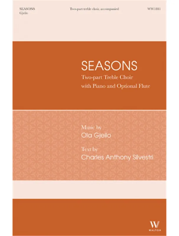 Ola Gjeilo Seasons - 2-part (noty na dvojhlasý sborový zpěv) - SADA 5 ks Cenově Výhodný