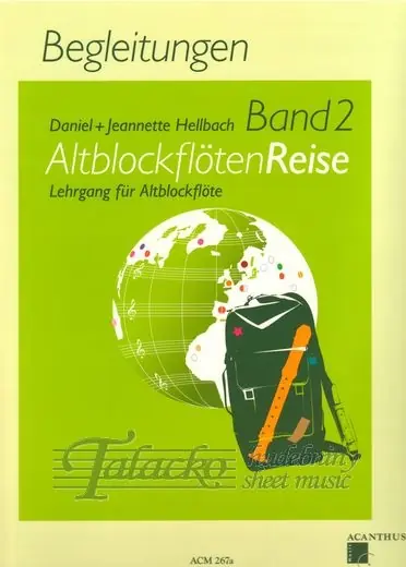 Poslední Šance Altblockflöten Reise Band 2 klavírní doprovody