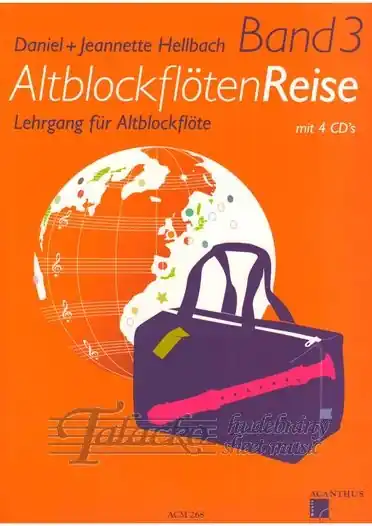 Sleva Altblockflöten Reise Band 3 + CD