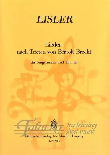 Lieder nach Texten von Bertold Brecht Kup Teď