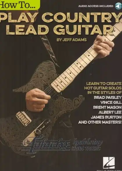 Objednat Nyní How To Play Country Lead Guitar (Book/online audio)
