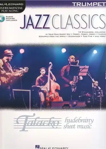 Originální Hal Leonard Instrumental Play-Along Jazz Classics (Trumpet)