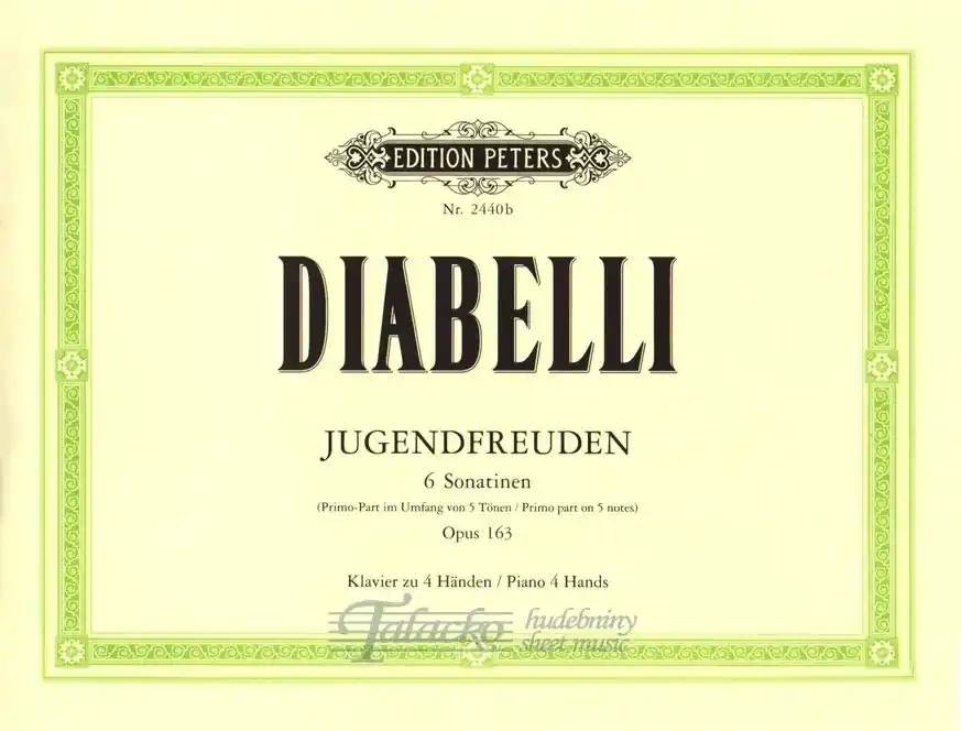 Jugendfreuden op. 163 (6 Sonatinen) Ihned K Objednání