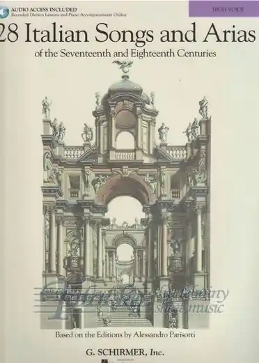 Výprodej 28 Italian Songs of the 17th and 18th Centuries - High Voice (Book/Onlina Audio)