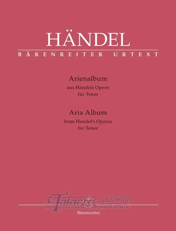 Aria Album for Tenor Speciální Cena