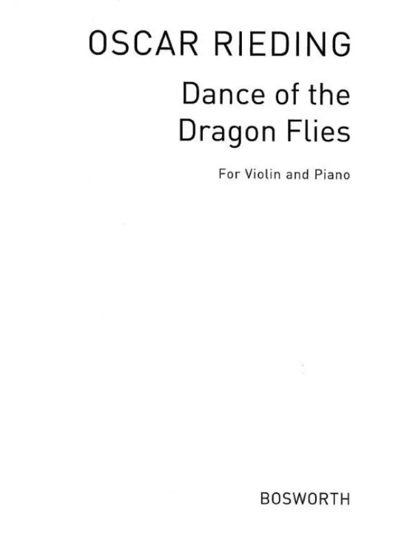 Oskar Rieding Dance Of The Dragonflies Op.20 (noty na housle, klavír) Časově Omezené