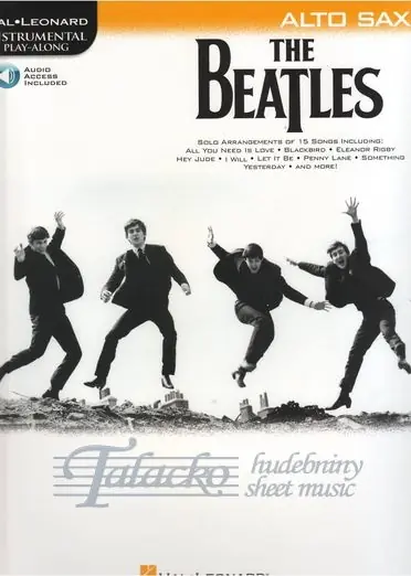 Tovární Cena Instrumental Play-along The Beatles (alt sax book/audio)