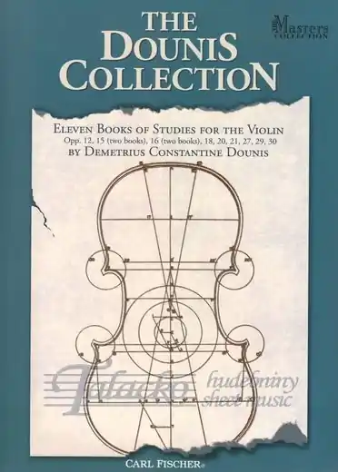 Dounis Collection (Eleven Books of Studies for the Violin) lepená vazba Hit Sezóny