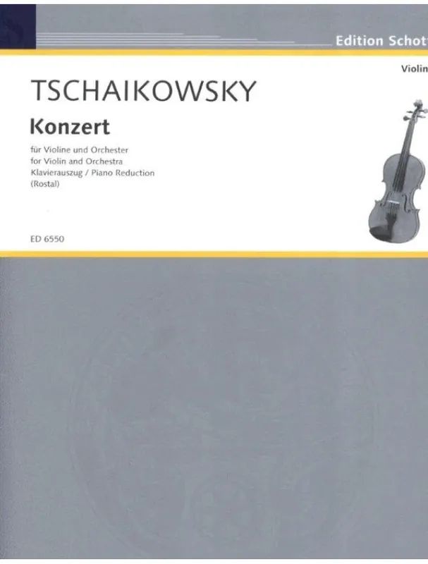 Super Cena P.I. Čajkovskij Concert D Major Op.35 (noty na housle, klavír)