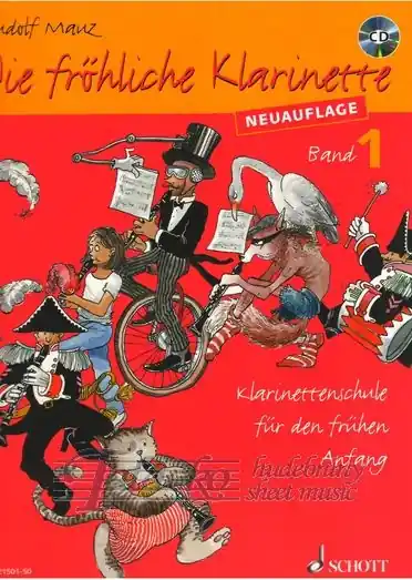 Značkový Die fröhliche Klarinette 1 + CD