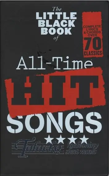 Sleva Little Black Songbook All-time Hits Songs