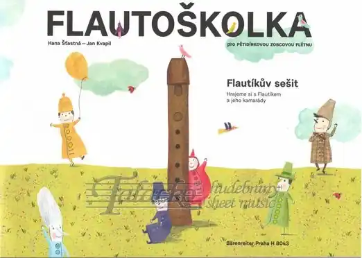 Cenově Výhodný Flautoškolka - Flautíkův sešit pro děti