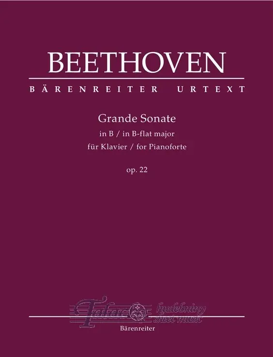 Omezená Nabídka Grande Sonate for Pianoforte B-flat major op. 22