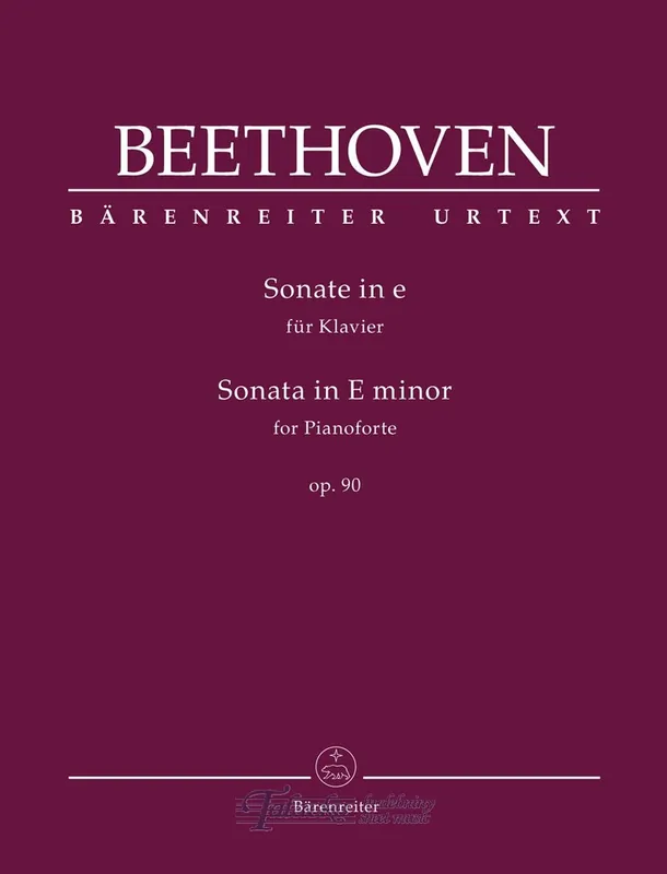Sonata for Pianoforte E minor op. 90 Super Cena