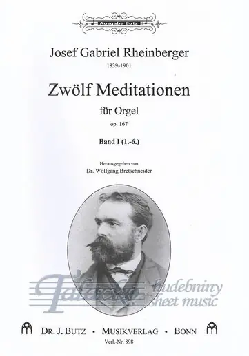 Meditations for organ, op. 167, vol. 1 (1-6) Výhodná Nabídka