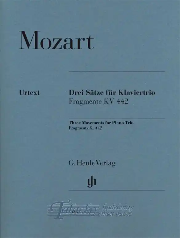 Hit Sezóny Three Movements for Piano Trio, Fragments KV 442