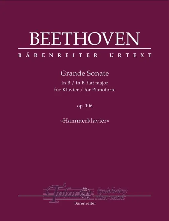 Cenová Bomba Grande Sonate for Pianoforte B-flat major op. 106 "Hammerklavier"