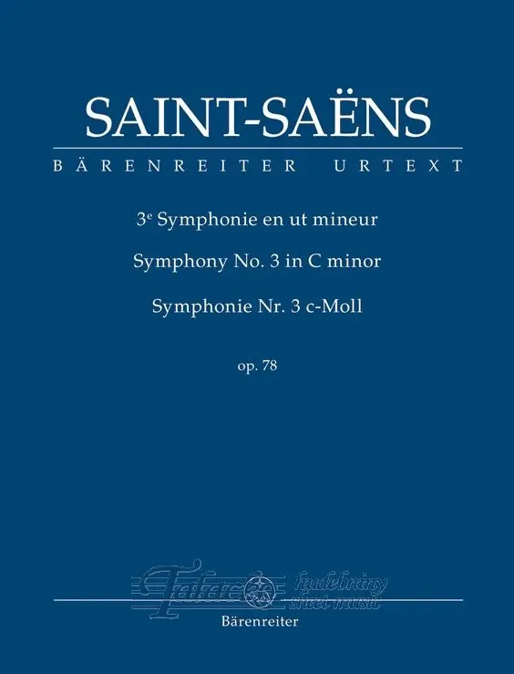 Symphony no. 3 in C minor op. 78 Rychlé Dodání