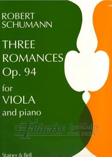 Omezená Nabídka Three Romances Op. 94 for Viola and Piano