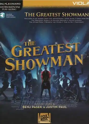Aktuální Instrumental Play-Along Greatest Showman - Viola (Book/Online audio)